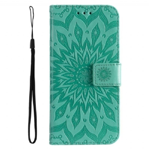 Etui Folio do Vivo Y35 Mandala Sun Ze Smyczą