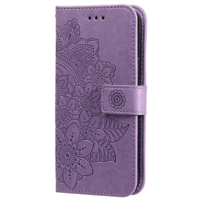 Etui Folio do Vivo Y35 z Łańcuch Paskowata Mandala