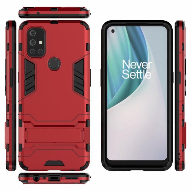 Etui do OnePlus Nord N10 Anti-fall Cool Guard Ze Zintegrowaną Podstawą