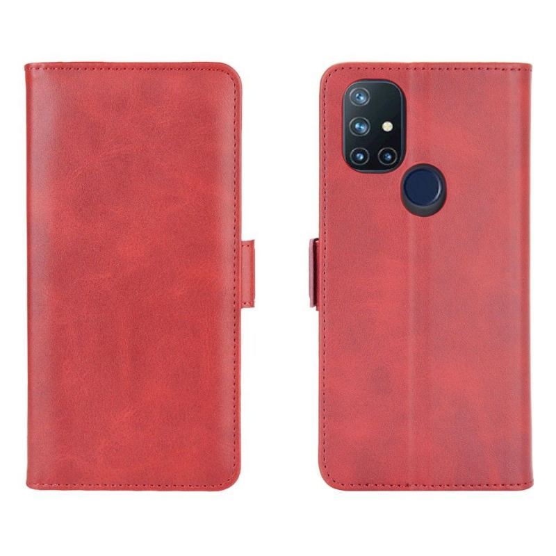 Etui do OnePlus Nord N10 Classic Portfel Matowy Pokrowiec Ze Sztucznej Skóry