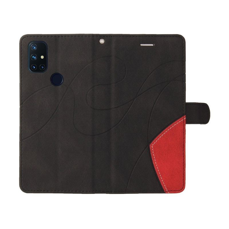 Etui Folio do OnePlus Nord N10 Bicolor Artystyczny