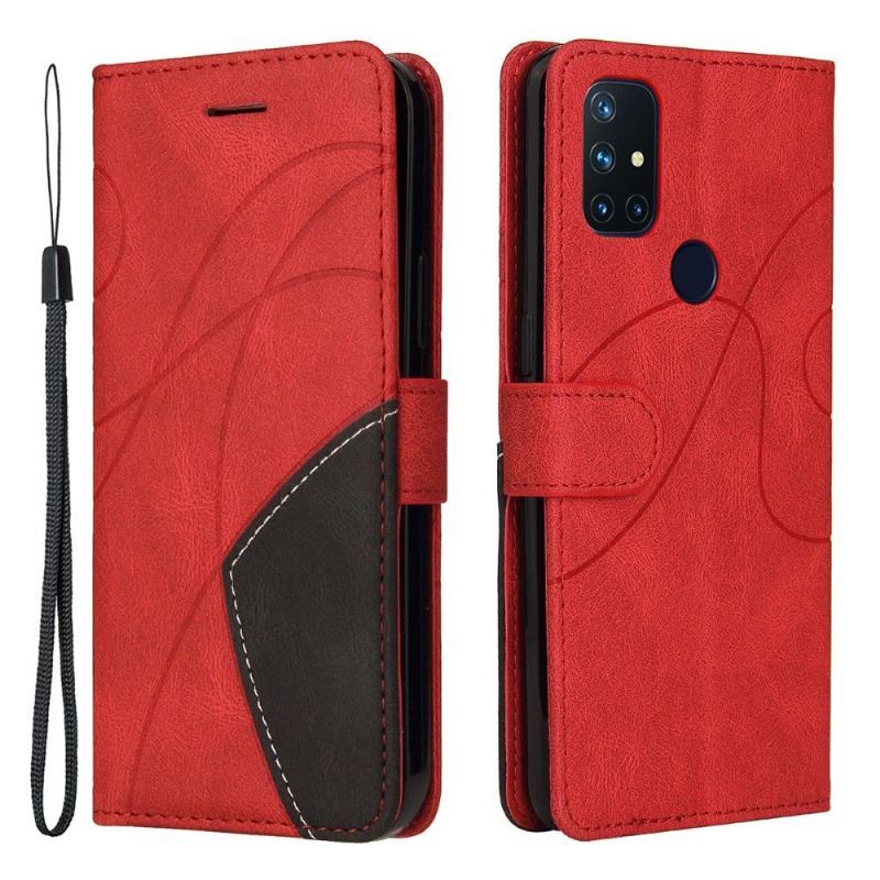 Etui Folio do OnePlus Nord N10 Bicolor Artystyczny