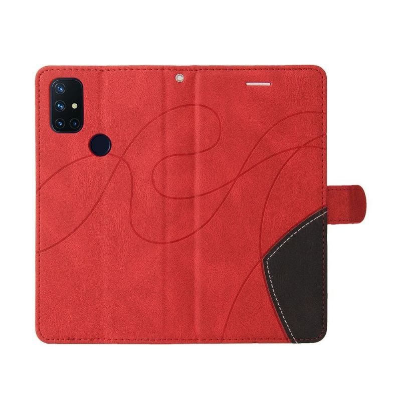 Etui Folio do OnePlus Nord N10 Bicolor Artystyczny