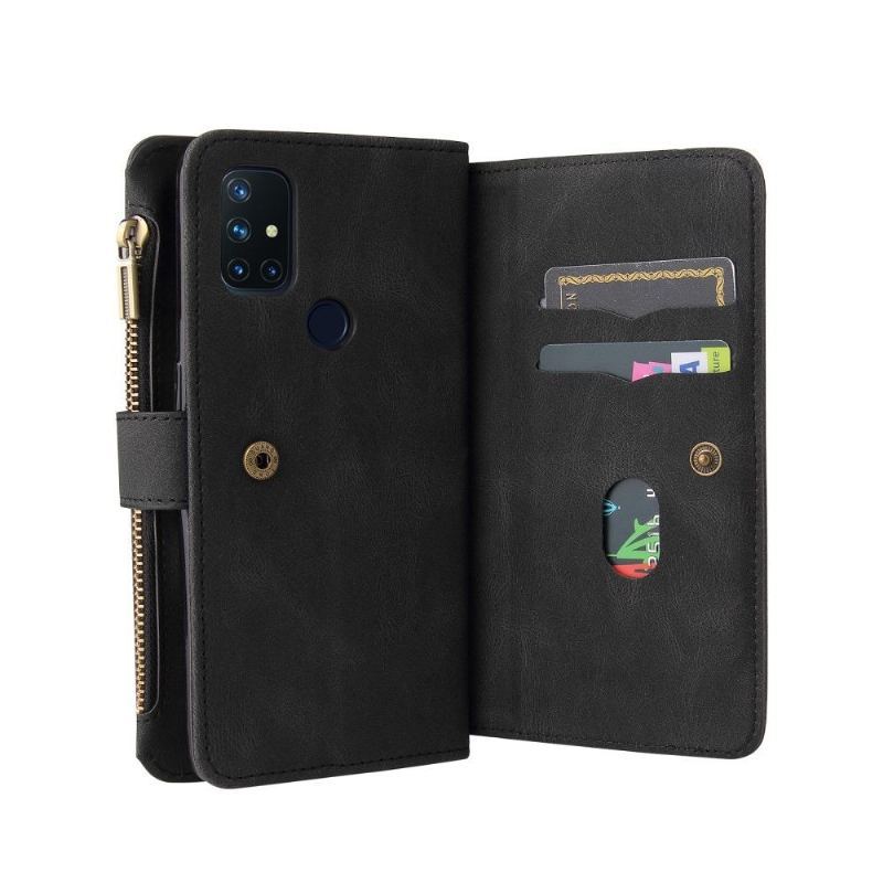 Etui Folio do OnePlus Nord N10 Classic Portfel z Łańcuch