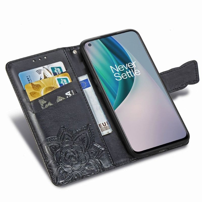 Etui Folio do OnePlus Nord N10 Motyl Ulga