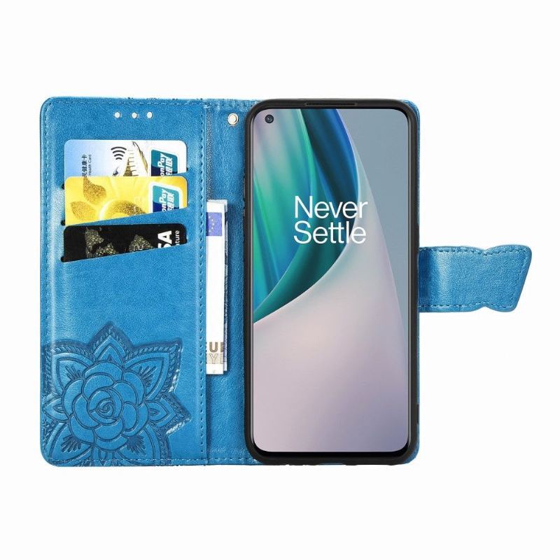 Etui Folio do OnePlus Nord N10 Motyl Ulga