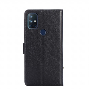 Etui Folio do OnePlus Nord N10 Skóra Ekologiczna Portmonetka