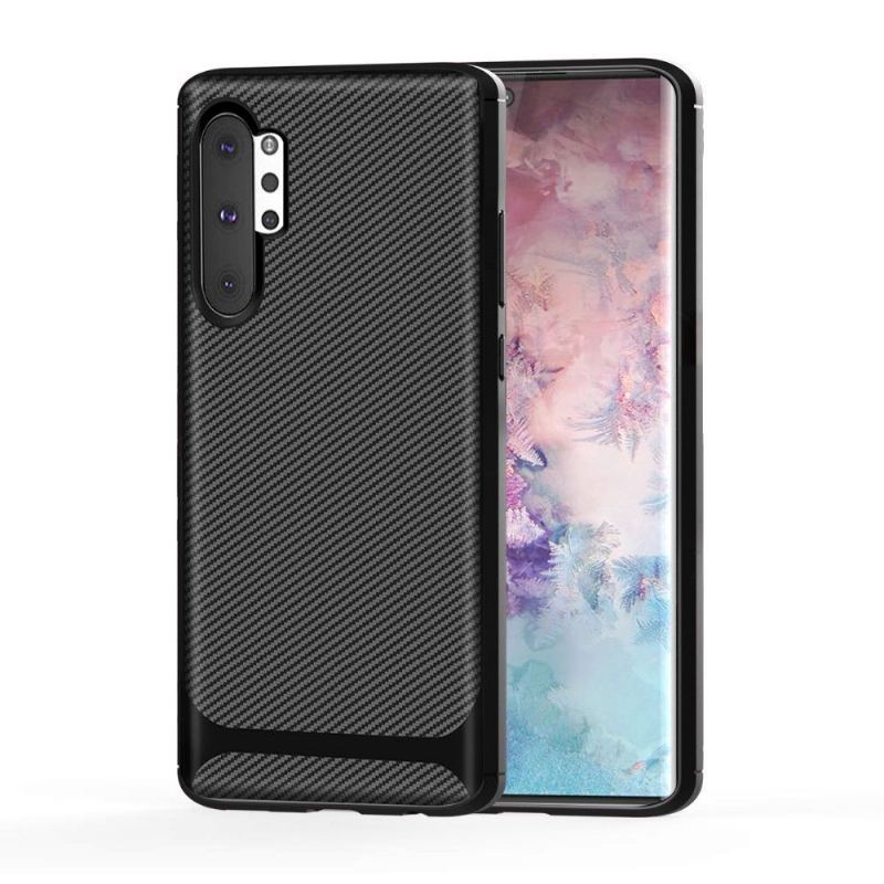 Etui do Samsung Galaxy Note 10+ / Note 10+ 5G Biznes Carbon Case - Czarny