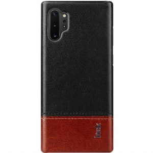 Etui do Samsung Galaxy Note 10+ / Note 10+ 5G Imak Bicolor Sztuczna Skóra