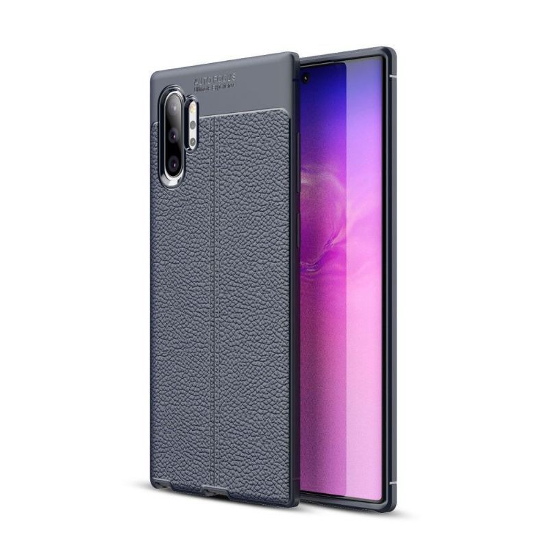 Etui do Samsung Galaxy Note 10+ / Note 10+ 5G Żel Wykończeniowy Ze Sztucznej Skóry