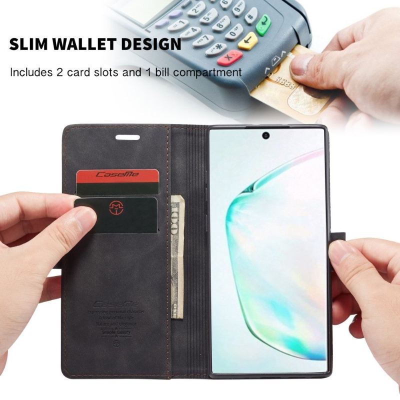 Etui Folio do Samsung Galaxy Note 10+ / Note 10+ 5G Golias Sztuczna Skóra