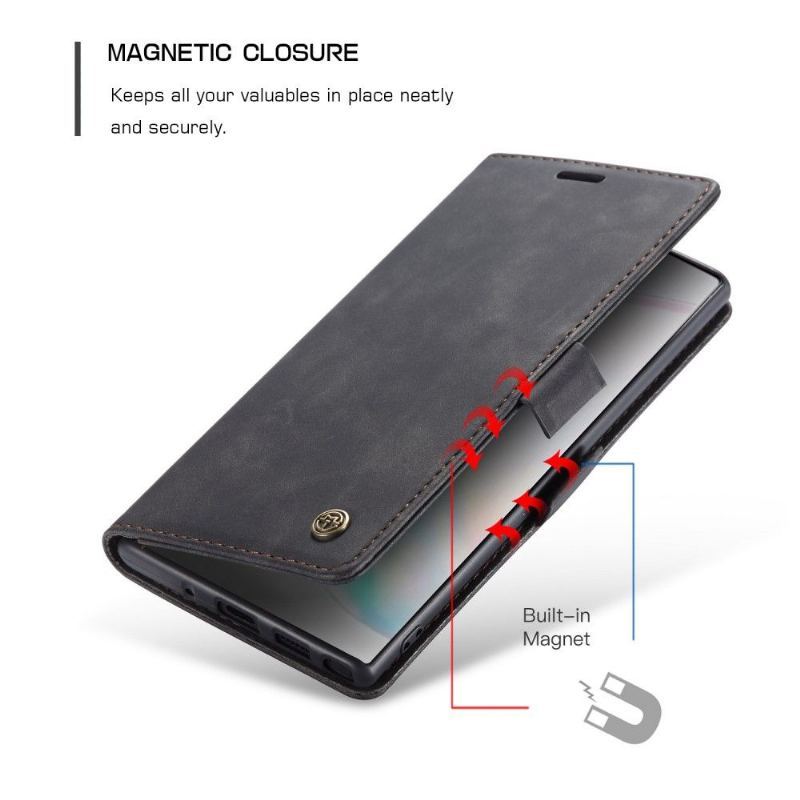 Etui Folio do Samsung Galaxy Note 10+ / Note 10+ 5G Golias Sztuczna Skóra