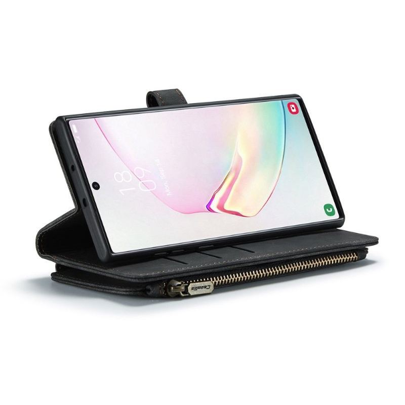 Etui Folio do Samsung Galaxy Note 10+ / Note 10+ 5G Obrzeża Pojemnik Na Karty Serii C30