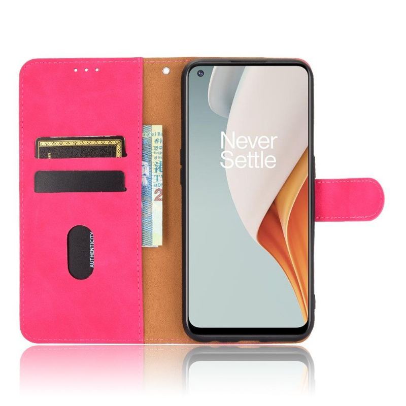 Etui Folio do OnePlus Nord N100 Skórzany Futerał Sztuczna Skóra