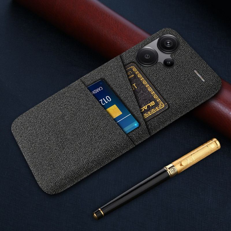 Etui Do Xiaomi Redmi Note 13 Pro Plus 5g Etui Na Karty Materiałowe