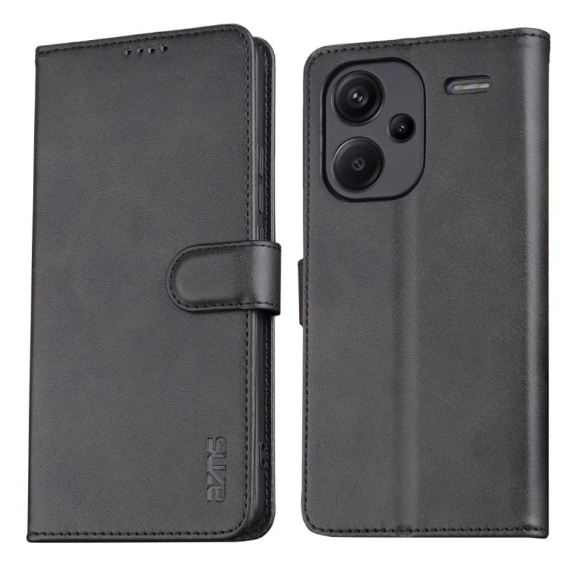 Etui Folio Xiaomi Redmi Note 13 Pro Plus 5g Efekt Skóry Azns Etui Ochronne