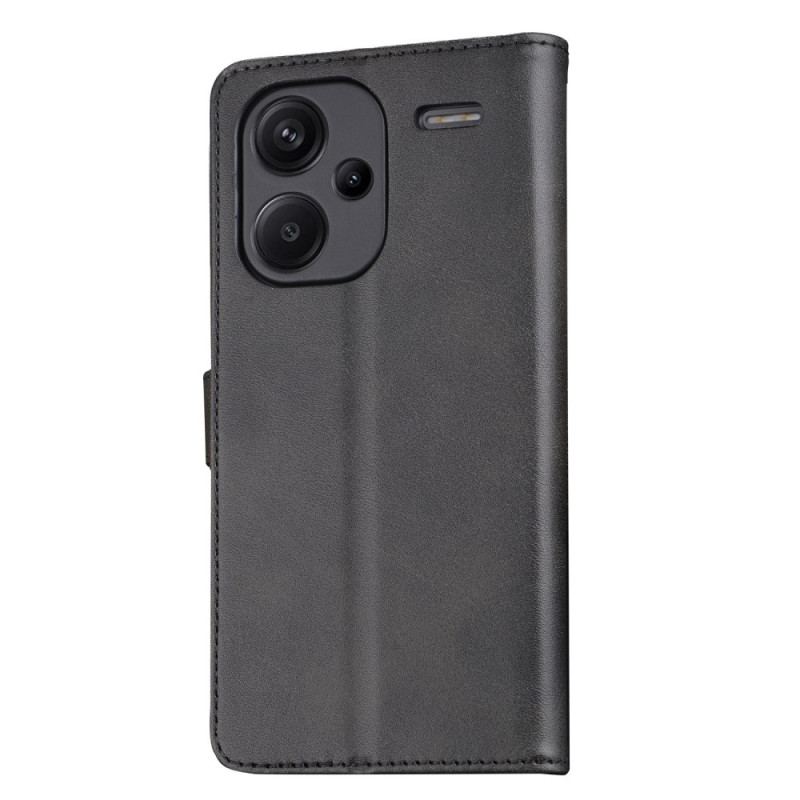 Etui Folio Xiaomi Redmi Note 13 Pro Plus 5g Efekt Skóry Azns Etui Ochronne