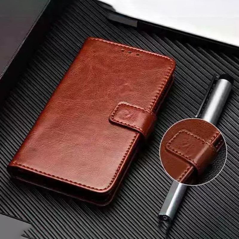 Etui Folio Xiaomi Redmi Note 13 Pro Plus 5g Efekt Skóry Idewei