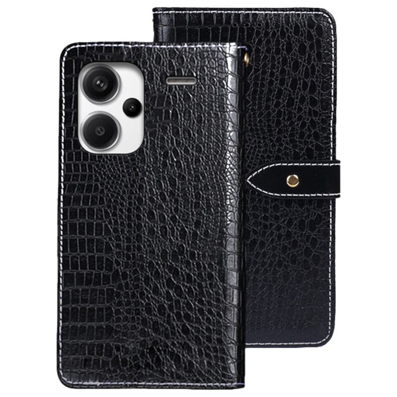 Etui Folio Xiaomi Redmi Note 13 Pro Plus 5g Tekstura Krokodyla Etui Ochronne