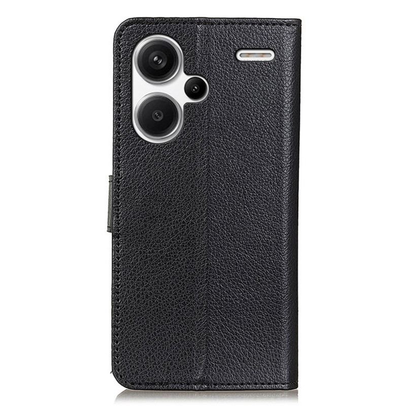 Etui Folio Xiaomi Redmi Note 13 Pro Plus 5g Tradycyjna Sztuczna Skóra