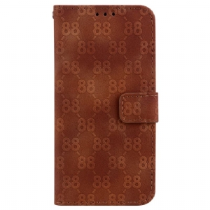 Etui Folio Xiaomi Redmi Note 13 Pro Plus 5g Wzór 88 Z Paskiem Etui Ochronne