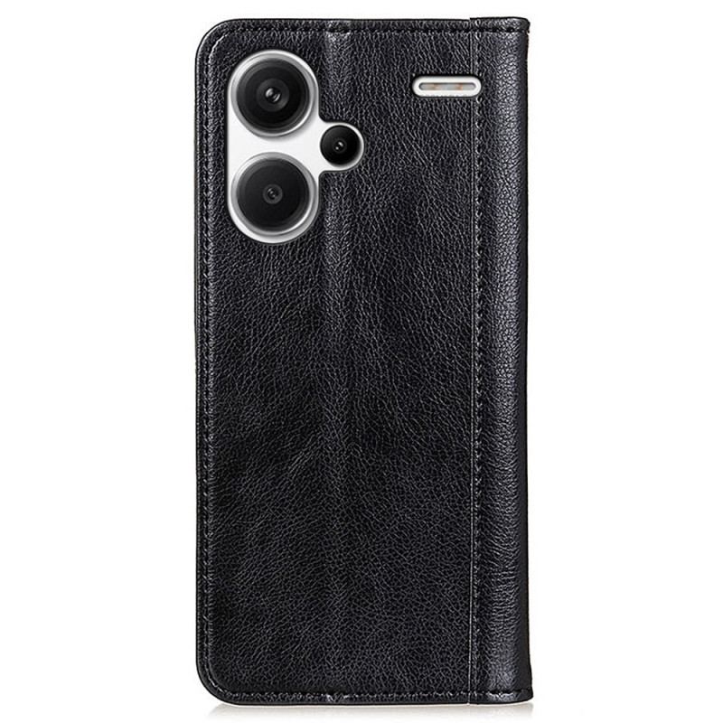 Flip Kotelot Do Xiaomi Redmi Note 13 Pro Plus 5g Skóra Dwoinowa W Stylu Retro