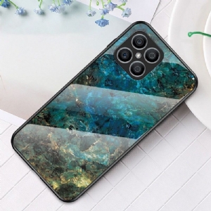 Etui do Honor X8 Ocean Marble Szkło Powrót