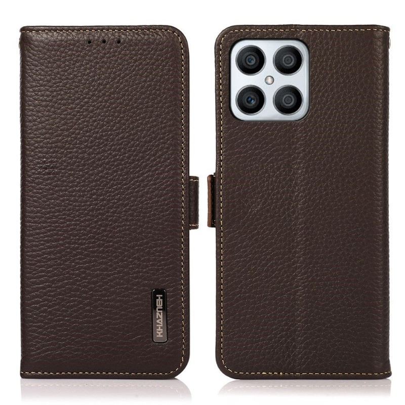 Etui Folio do Honor X8 Khazneh Grained Leather First