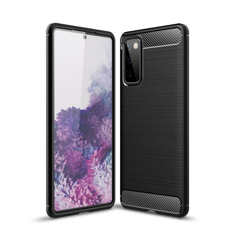 Etui do Samsung Galaxy S20 FE Elastyczny Efekt Szczotkowany