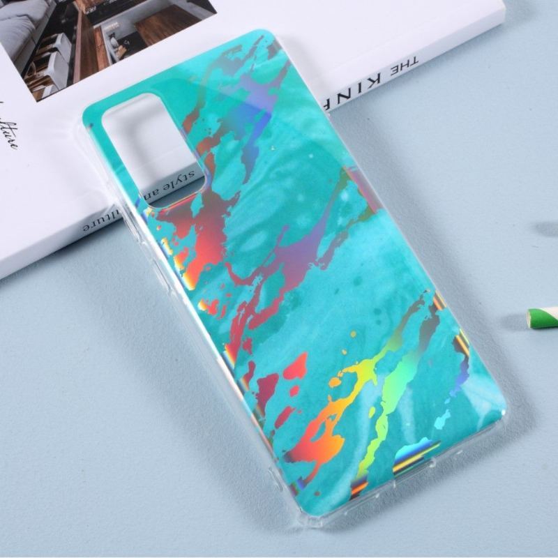 Etui do Samsung Galaxy S20 FE Metaliczny Efekt Marmuru