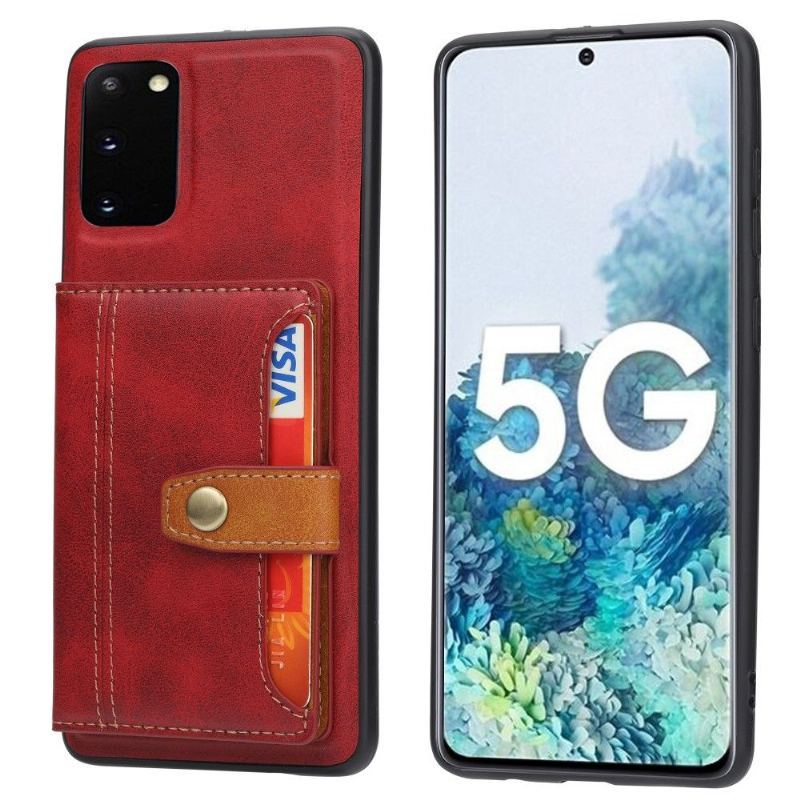 Etui do Samsung Galaxy S20 FE Portfel Efekt Skóry