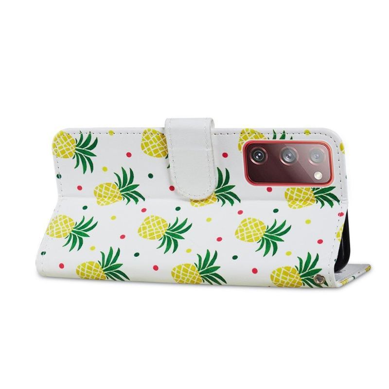 Etui Folio do Samsung Galaxy S20 FE Ananas