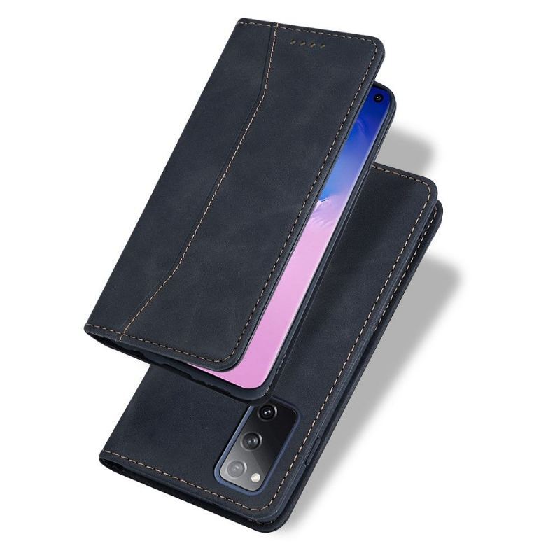 Etui Folio do Samsung Galaxy S20 FE Hircus Efekt Skóry