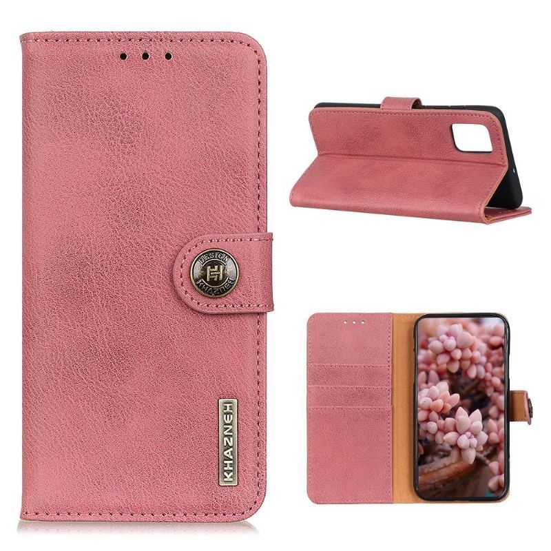 Etui Folio do Samsung Galaxy S20 FE Khazneh Etui Na Karty Z Efektem Skóry