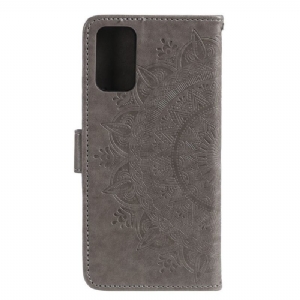 Etui Folio do Samsung Galaxy S20 FE Obrzeża Mandala Relief