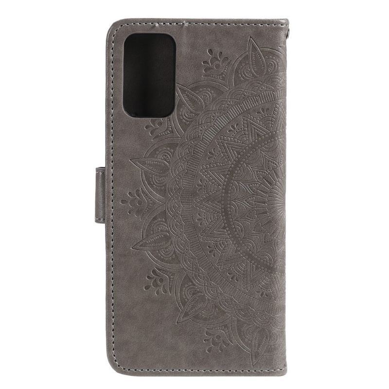 Etui Folio do Samsung Galaxy S20 FE Obrzeża Mandala Relief