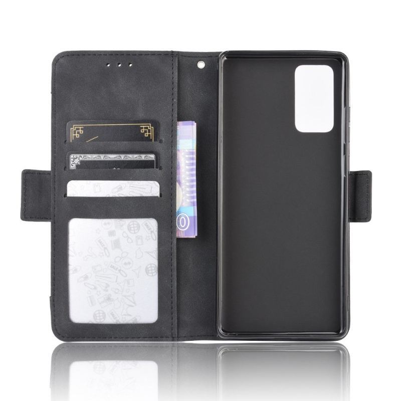 Etui Folio do Samsung Galaxy S20 FE Obrzeża Premium Z Posiadaczem Karty