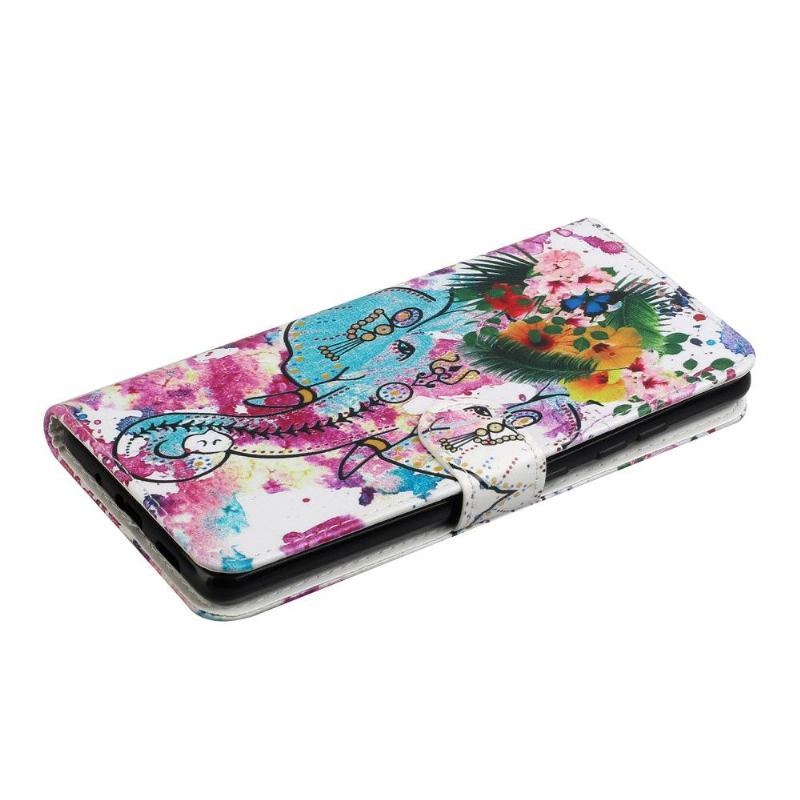 Etui Folio do Samsung Galaxy S20 FE Tropikalny Słoń