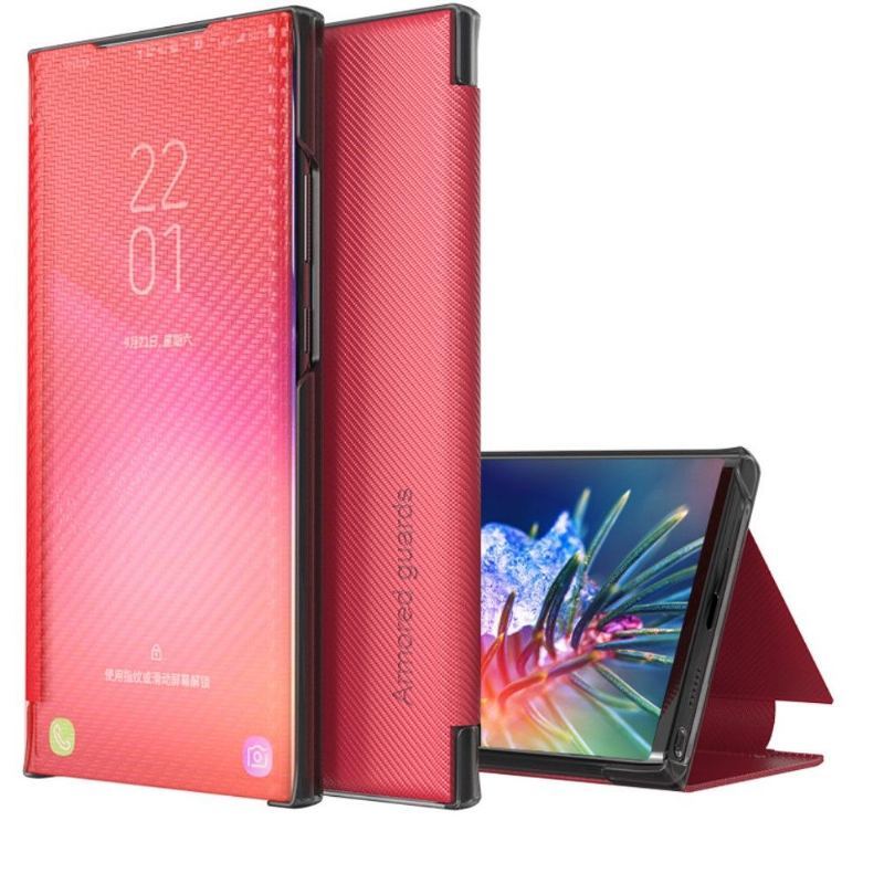 Etui Na Telefon do Samsung Galaxy S20 FE Etui Folio Włókno Węglowe