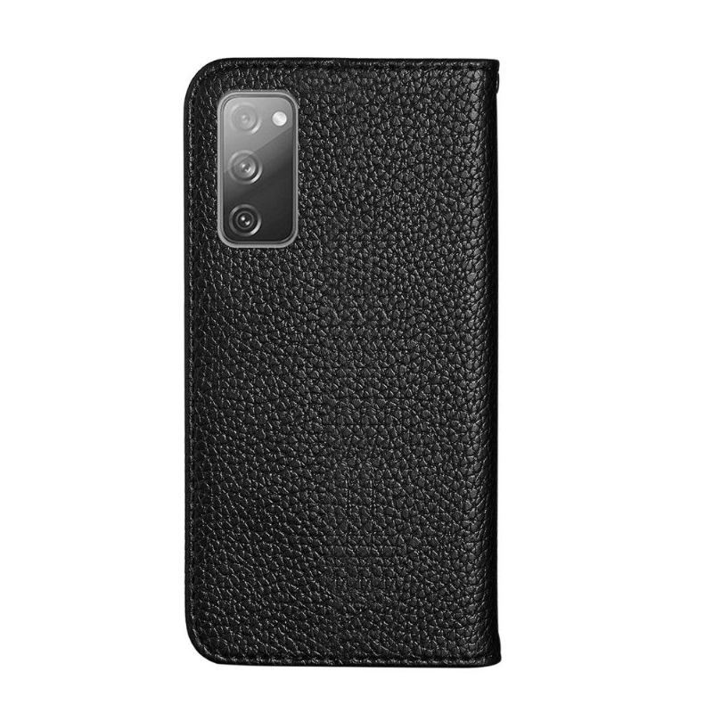 Etui Na Telefon do Samsung Galaxy S20 FE Etui Folio Ziarnista Sztuczna Skóra