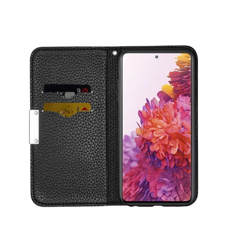 Etui Na Telefon do Samsung Galaxy S20 FE Etui Folio Ziarnista Sztuczna Skóra