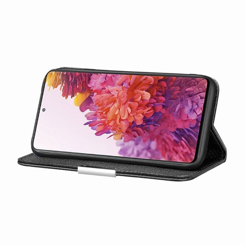 Etui Na Telefon do Samsung Galaxy S20 FE Etui Folio Ziarnista Sztuczna Skóra