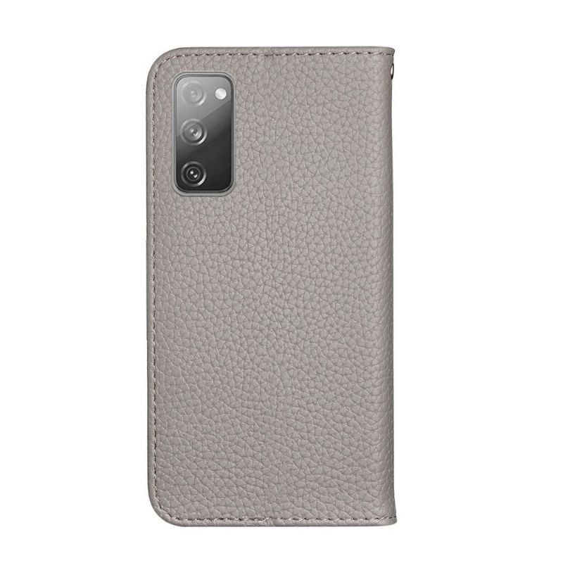 Etui Na Telefon do Samsung Galaxy S20 FE Etui Folio Ziarnista Sztuczna Skóra