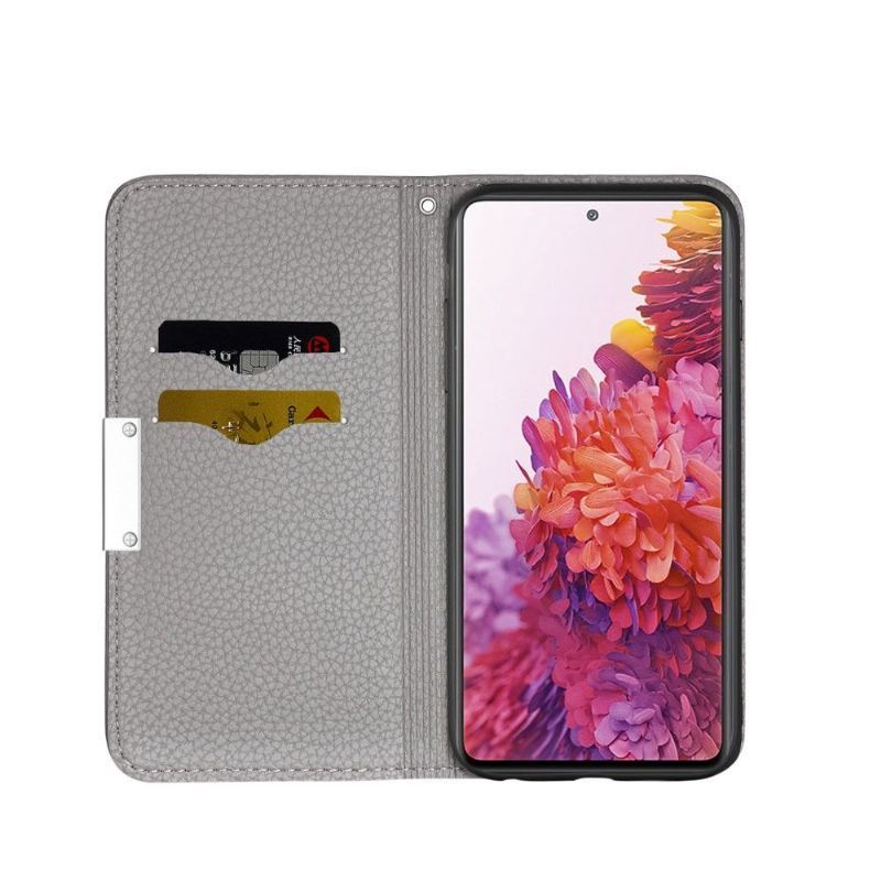 Etui Na Telefon do Samsung Galaxy S20 FE Etui Folio Ziarnista Sztuczna Skóra