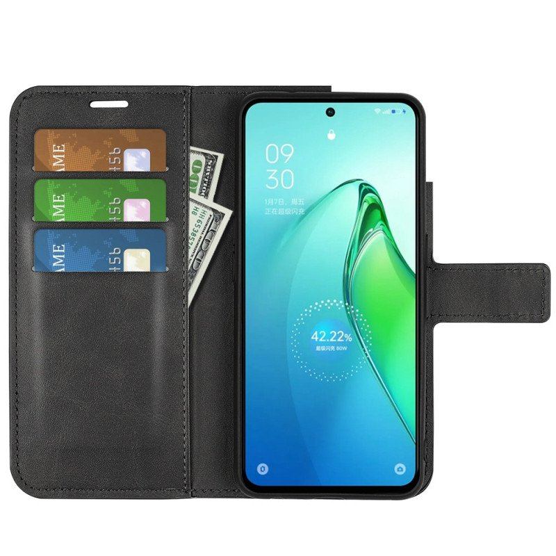 Etui Folio do Oppo Reno 8 Pro Finezyjne Szwy