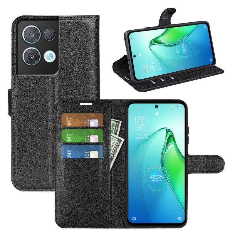 Etui Folio do Oppo Reno 8 Pro Klasyczny