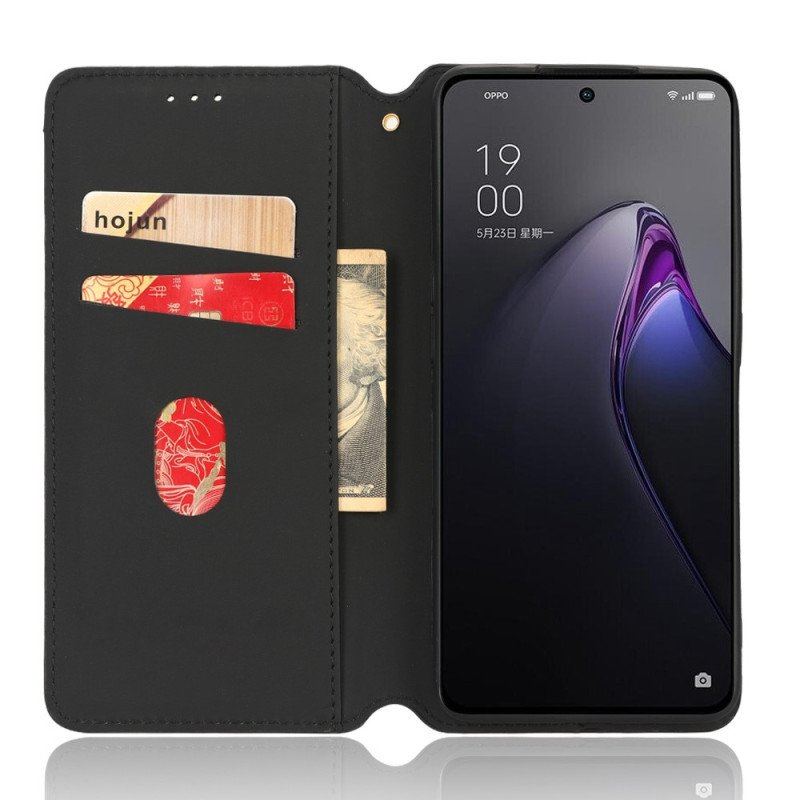 Etui Na Telefon do Oppo Reno 8 Pro Etui Folio Skórzany Efekt Sześcianu 3d