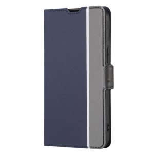 Etui Folio Do Oppo A98 5g Tekstura Jodełki