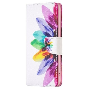 Etui Folio Oppo A98 5g Akwarela Kwiat Etui Ochronne