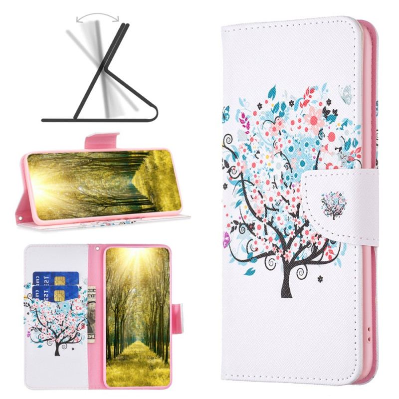 Etui Folio Oppo A98 5g Kwitnące Drzewo